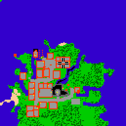 Minimap showing the entrance to Cormaya Flats, Flat 15