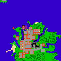 Minimap showing the entrance to Cormaya 1
