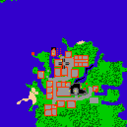 Minimap showing the entrance to Cormaya 2