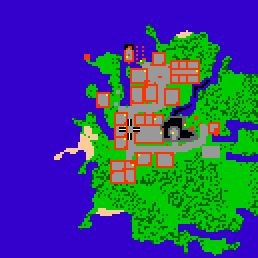 Minimap showing the entrance to Cormaya 7