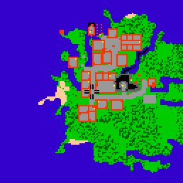 Minimap showing the entrance to Cormaya 8