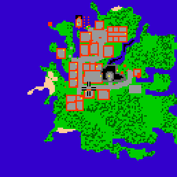Minimap showing the entrance to Cormaya 10