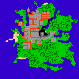 Minimap showing the entrance to Cormaya 11