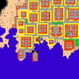 Minimap showing the entrance to Chameken I