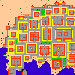Minimap showing the entrance to Thanah I b