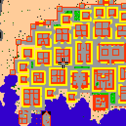 Minimap showing the entrance to Thanah I d