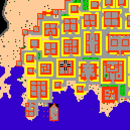 Minimap showing the entrance to Thanah II b