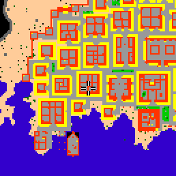 Minimap showing the entrance to Thanah II d