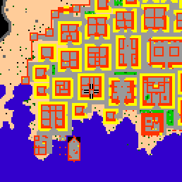 Minimap showing the entrance to Thanah II e