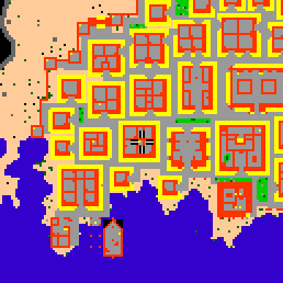 Minimap showing the entrance to Thanah II f
