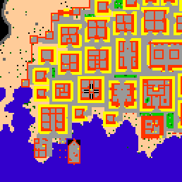 Minimap showing the entrance to Thanah II g