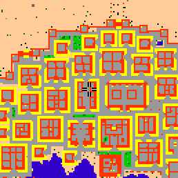 Minimap showing the entrance to Thrarhor I b (Shop)