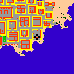 Minimap showing the entrance to Botham II c