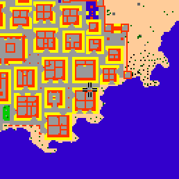 Minimap showing the entrance to Botham II e