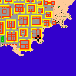 Minimap showing the entrance to Botham II g