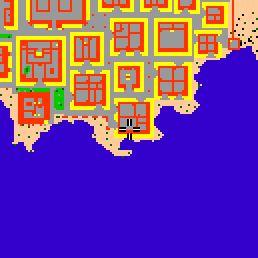 Minimap showing the entrance to Botham III d