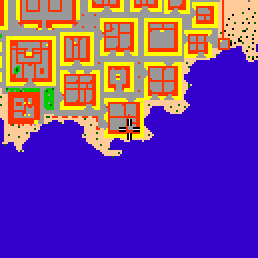 Minimap showing the entrance to Botham III e