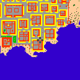 Minimap showing the entrance to Botham III g