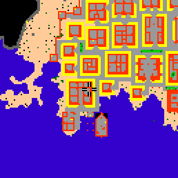 Minimap showing the entrance to Oskahl I c