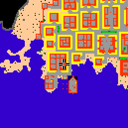 Minimap showing the entrance to Oskahl I e