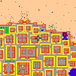 Minimap showing the entrance to Unklath II c